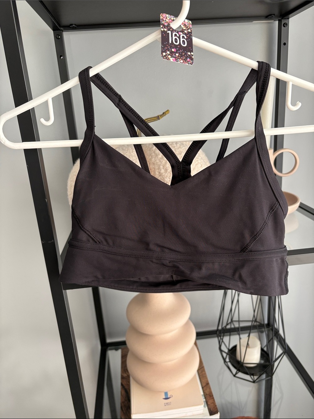 lululemon athletica Black Strappy Sports Bra